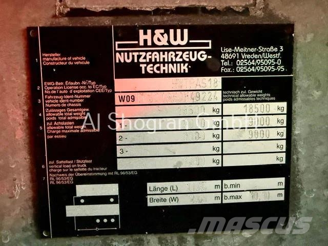 Scania R500 6x2/Retarder/Eu6d/Edscha/LBW Φορτηγά Καρότσα - Κουρτίνα