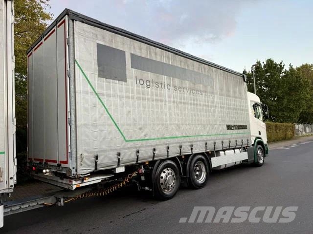 Scania R500 6x2/Retarder/Eu6d/Edscha/LBW カーテンサイダートラック