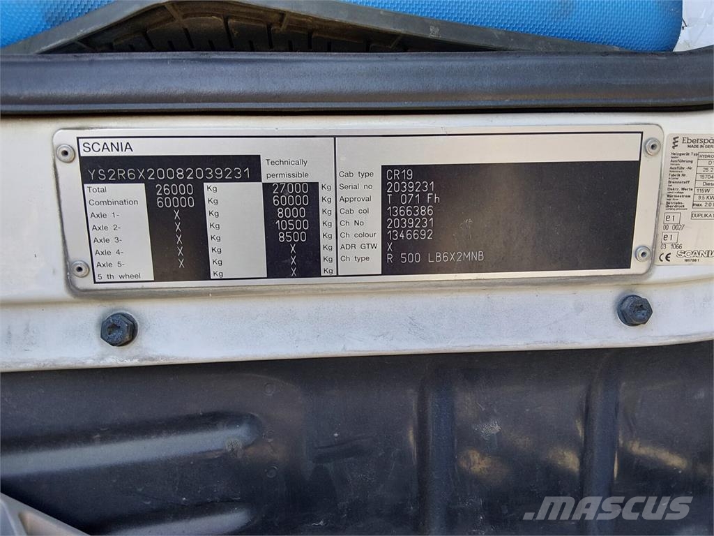 Scania R500 Chłodnie samochodowe