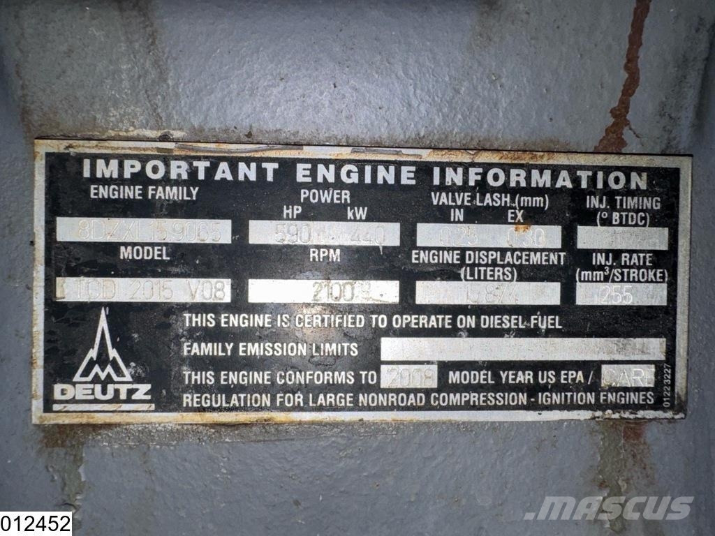 Schwing SP 8800 D Schwing, Deutz v8, 590hp مضخات خرسانة