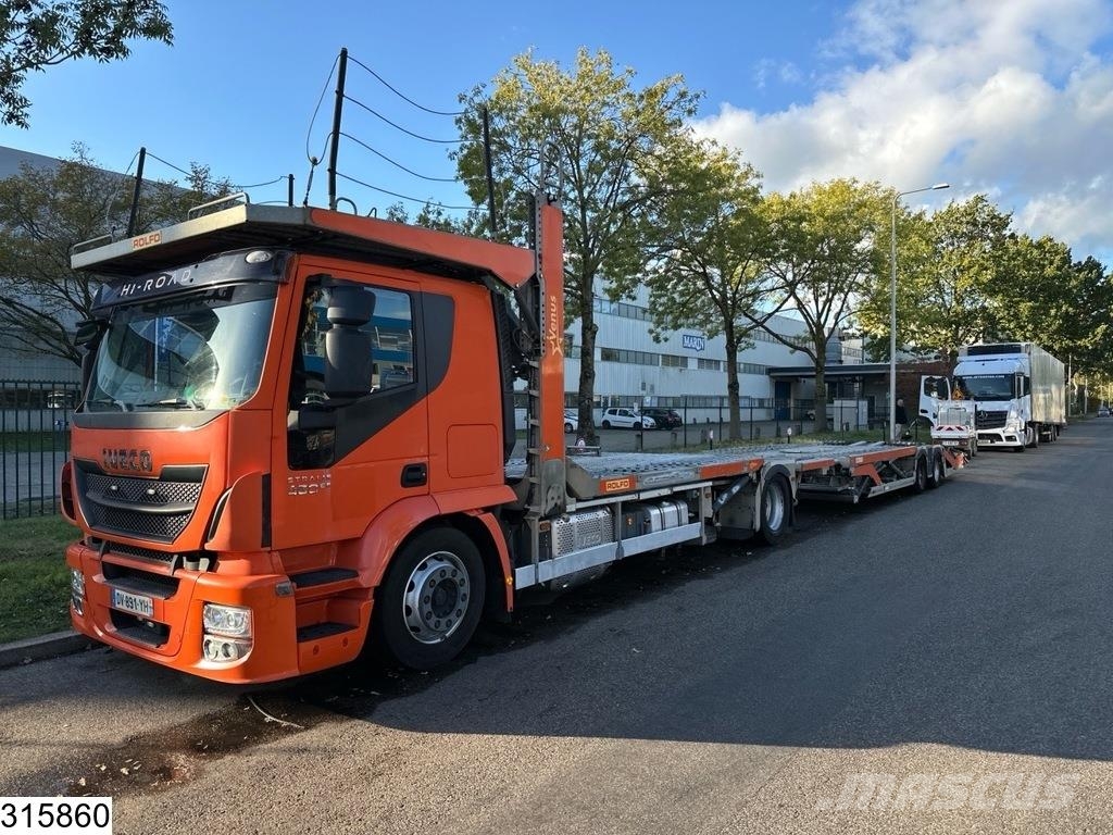 Iveco Stralis 460 EURO 6, Retarder, Rolfo, Combi Avtotransporterji