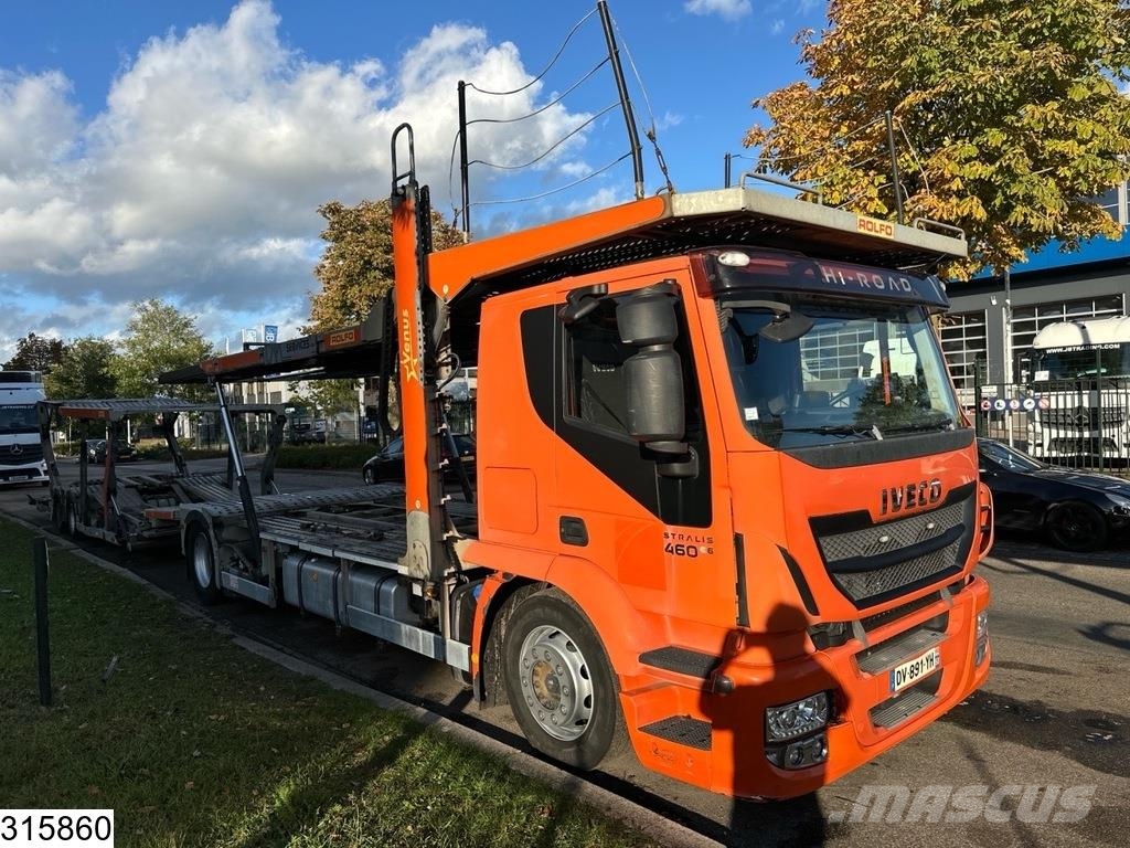 Iveco Stralis 460 EURO 6, Retarder, Rolfo, Combi Avtotransporterji