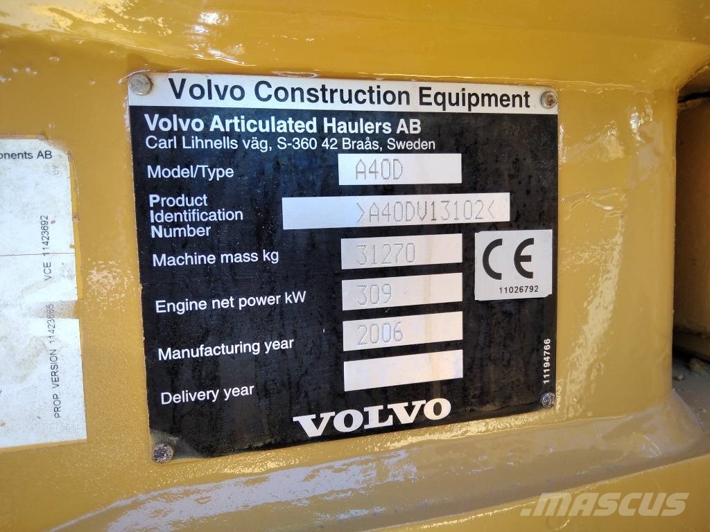 Volvo A 40 D ساحبات مفصلية