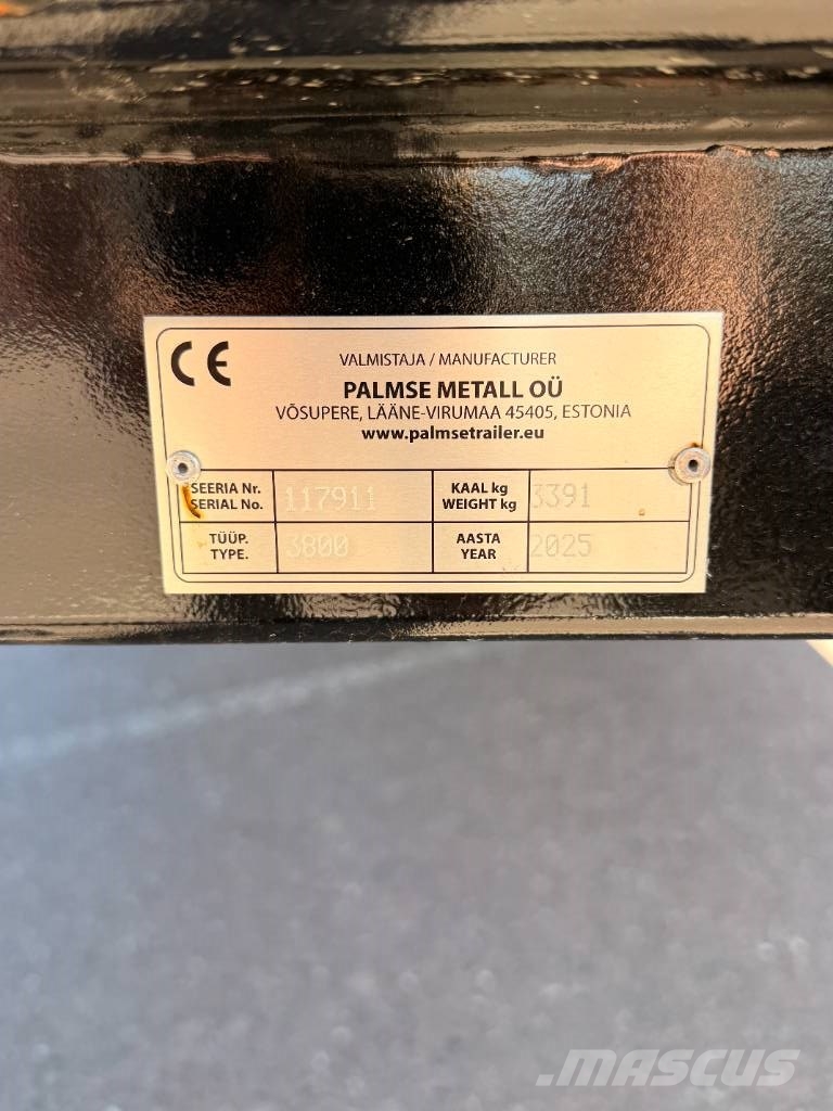 Palmse Trailer B3800 Remolques para pacas