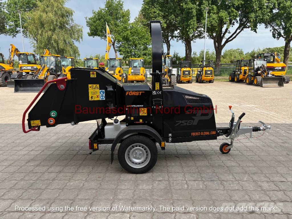Först ST6P40 DEMO Anhängerfahrwerk Drobilci lesa