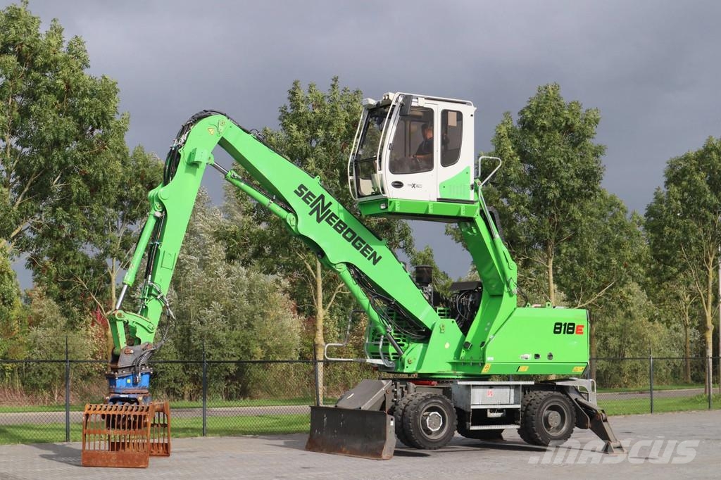 Sennebogen 818 ME | SORTING GRAB | BLADE + OUTRIGGERS Escavatori gommati