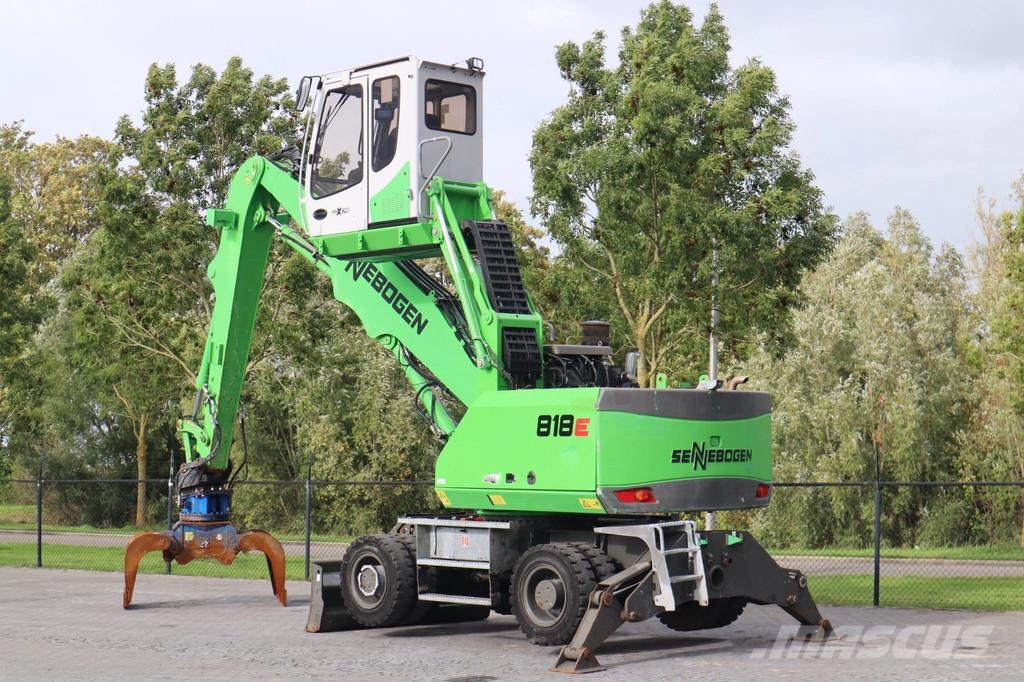 Sennebogen 818 ME | SORTING GRAB | BLADE + OUTRIGGERS Escavatori gommati