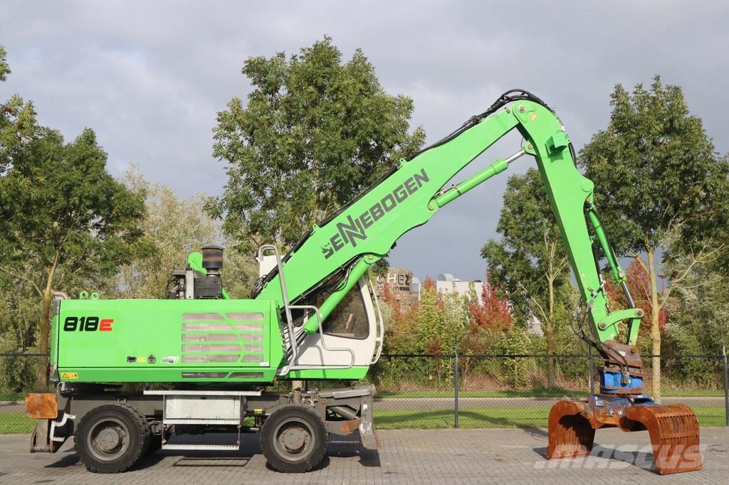 Sennebogen 818 ME | SORTING GRAB | BLADE + OUTRIGGERS Escavatori gommati