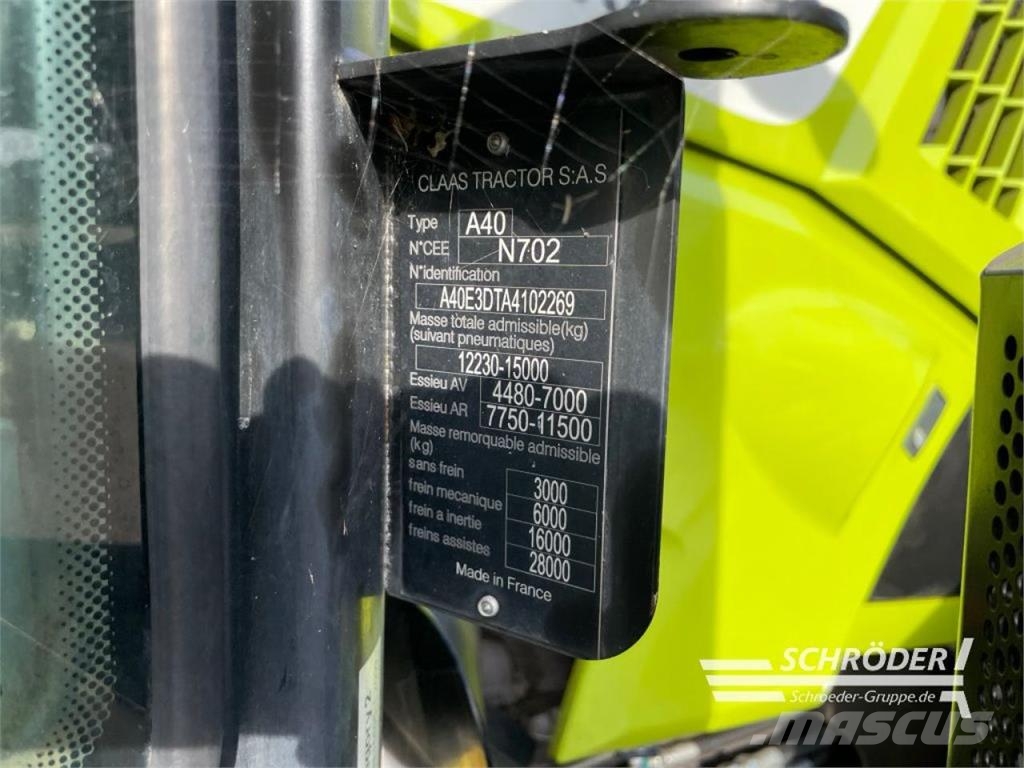 CLAAS AXION 830 CMATIC Traktori