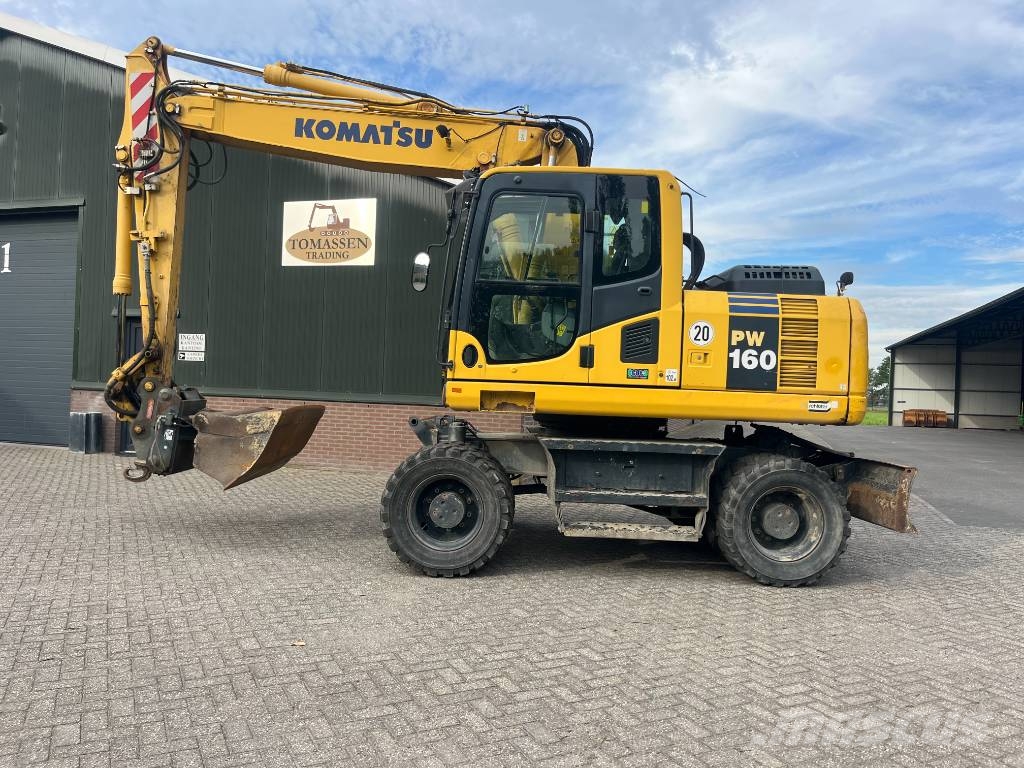Komatsu PW 160-8 حفارات بعجل