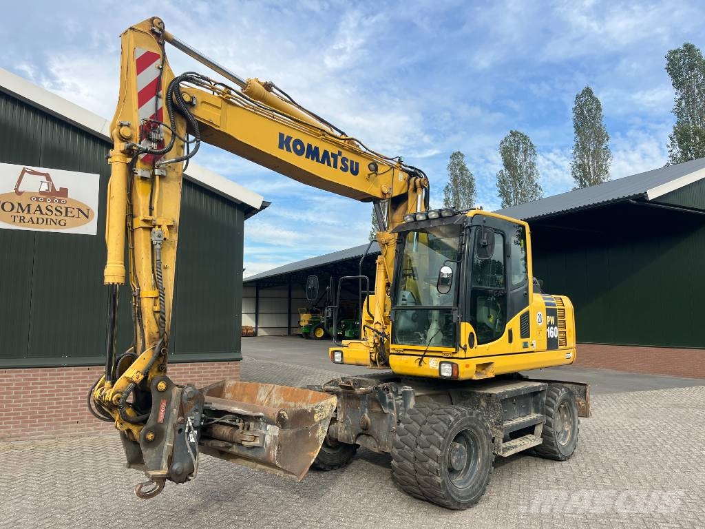 Komatsu PW 160-8 حفارات بعجل