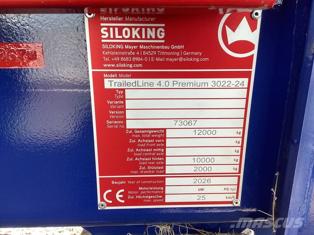 Siloking TrailedLine 4.0 Premium 3022-24 apevaunu ملقمات خلاط