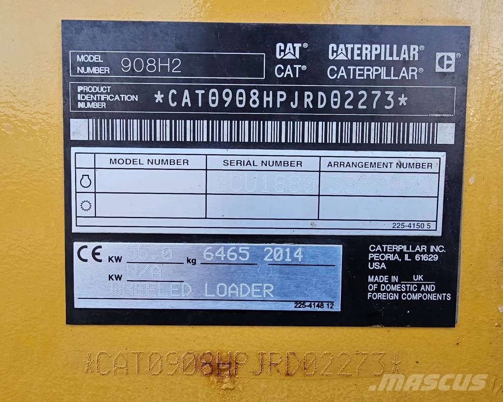 CAT 908 H 2 Ładowarki kołowe