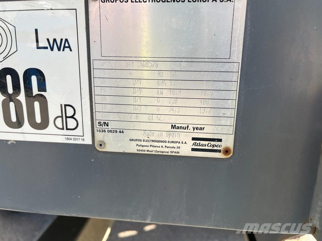 Atlas Copco QAS 14 Autres générateurs