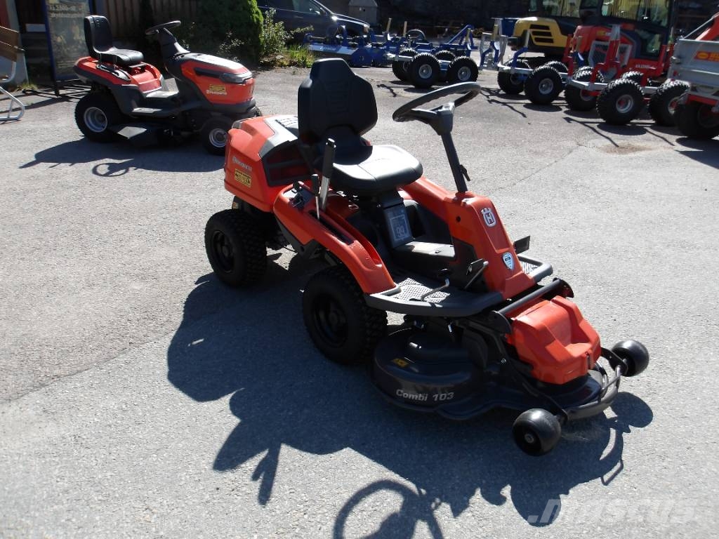 Husqvarna R 214 TC Tractores corta-césped