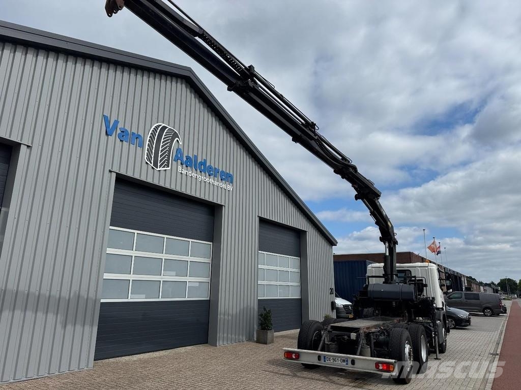 Scania P360 6x2, HIAB 188 E-3, Chassis / Fahrgestell Kranen voor alle terreinen
