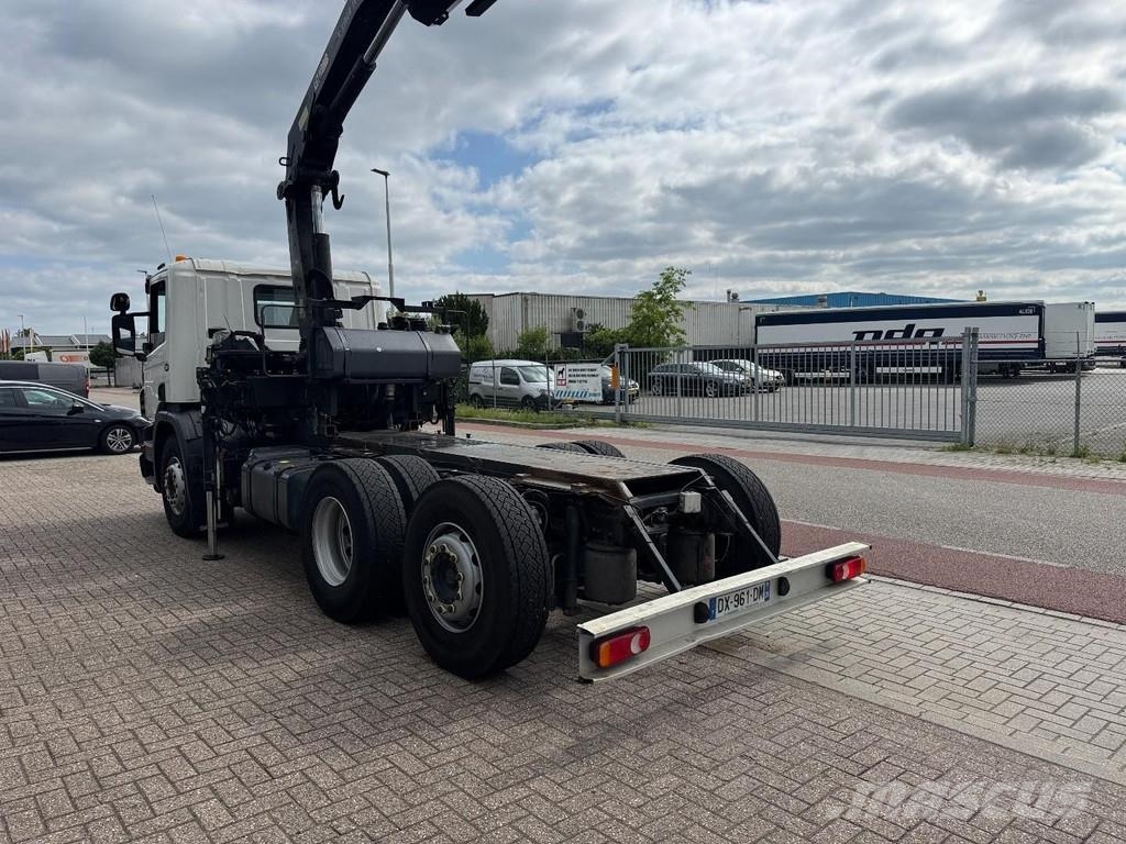 Scania P360 6x2, HIAB 188 E-3, Chassis / Fahrgestell Kranen voor alle terreinen