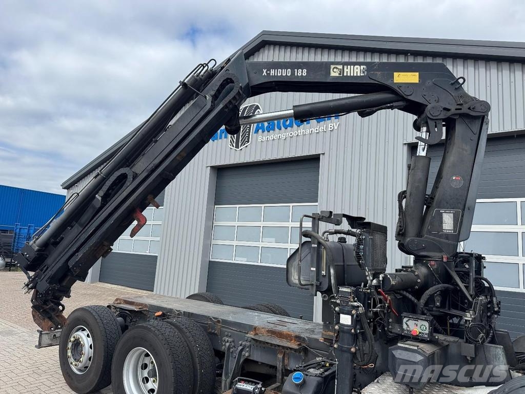 Scania P360 6x2, HIAB 188 E-3, Chassis / Fahrgestell Kranen voor alle terreinen