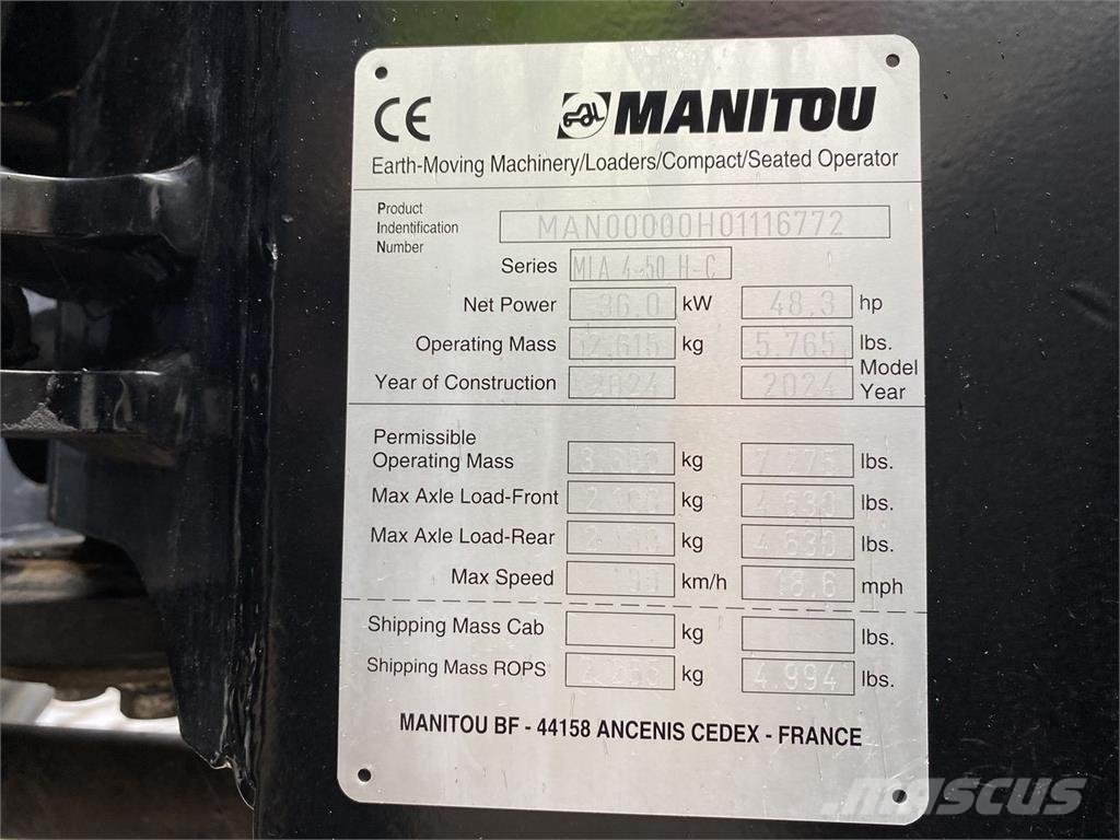 Manitou MLA 4-50H-C 4P ST5 Multi purpose loaders