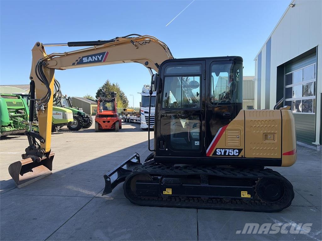 Sany SY75C Escavadoras Midi 7t - 12t