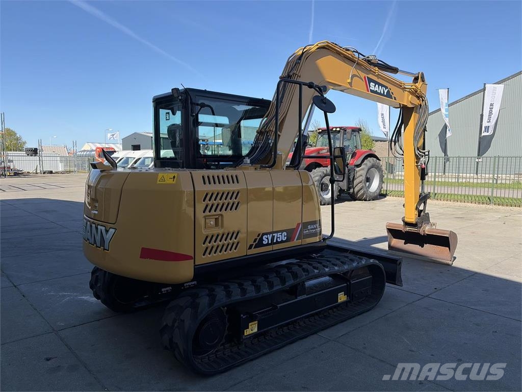 Sany SY75C Escavadoras Midi 7t - 12t