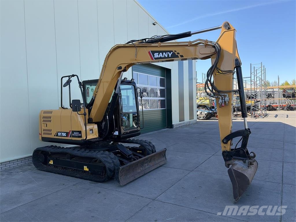 Sany SY75C Escavadoras Midi 7t - 12t