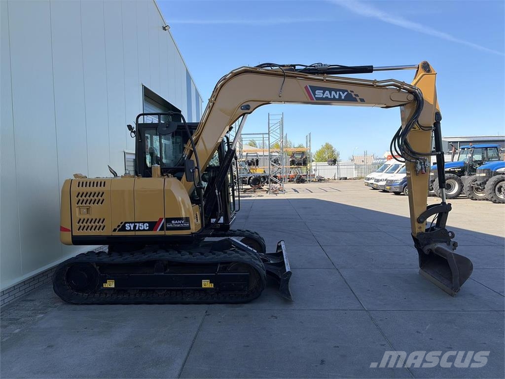 Sany SY75C Escavadoras Midi 7t - 12t