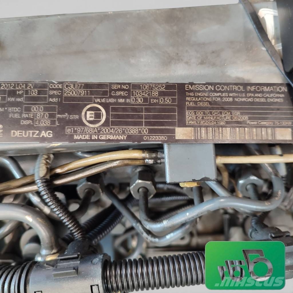 Merlo 34.7 Deutz TCD 2012 L04 2V Engine Motores