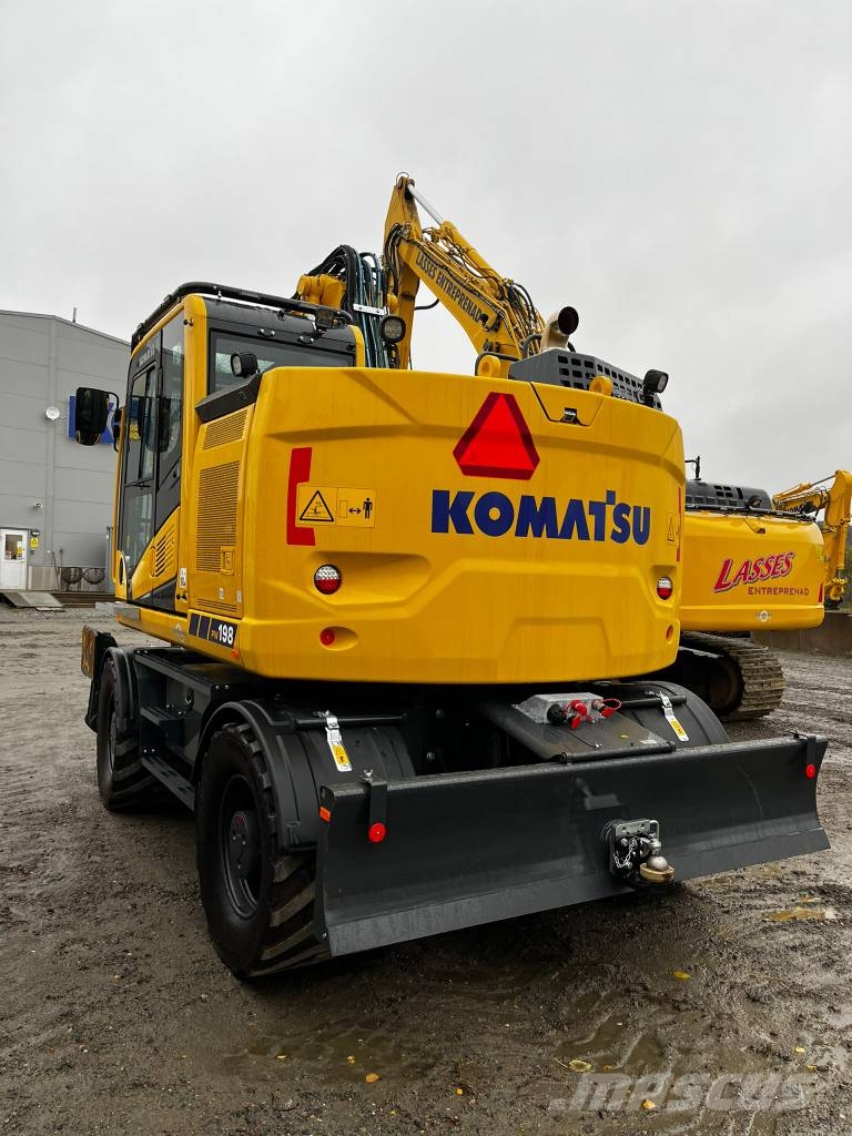 Komatsu PW 198-11 Hjulgrävare DEMO Ekskavatori uz riteņiem
