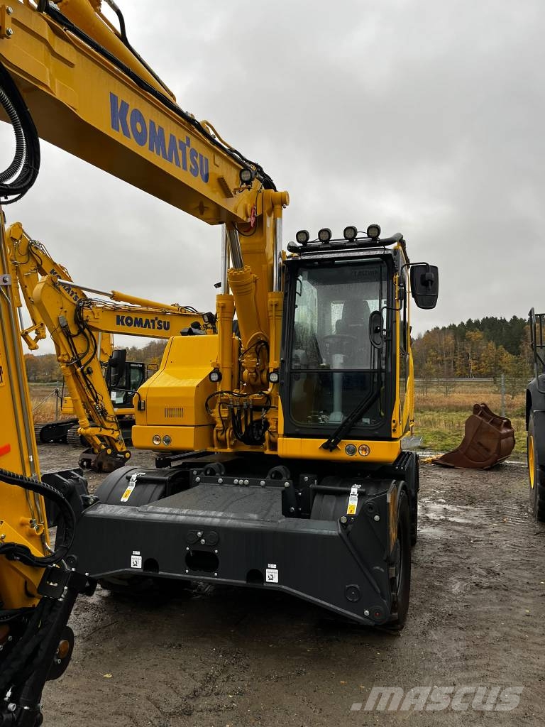 Komatsu PW 198-11 Hjulgrävare DEMO Ekskavatori uz riteņiem