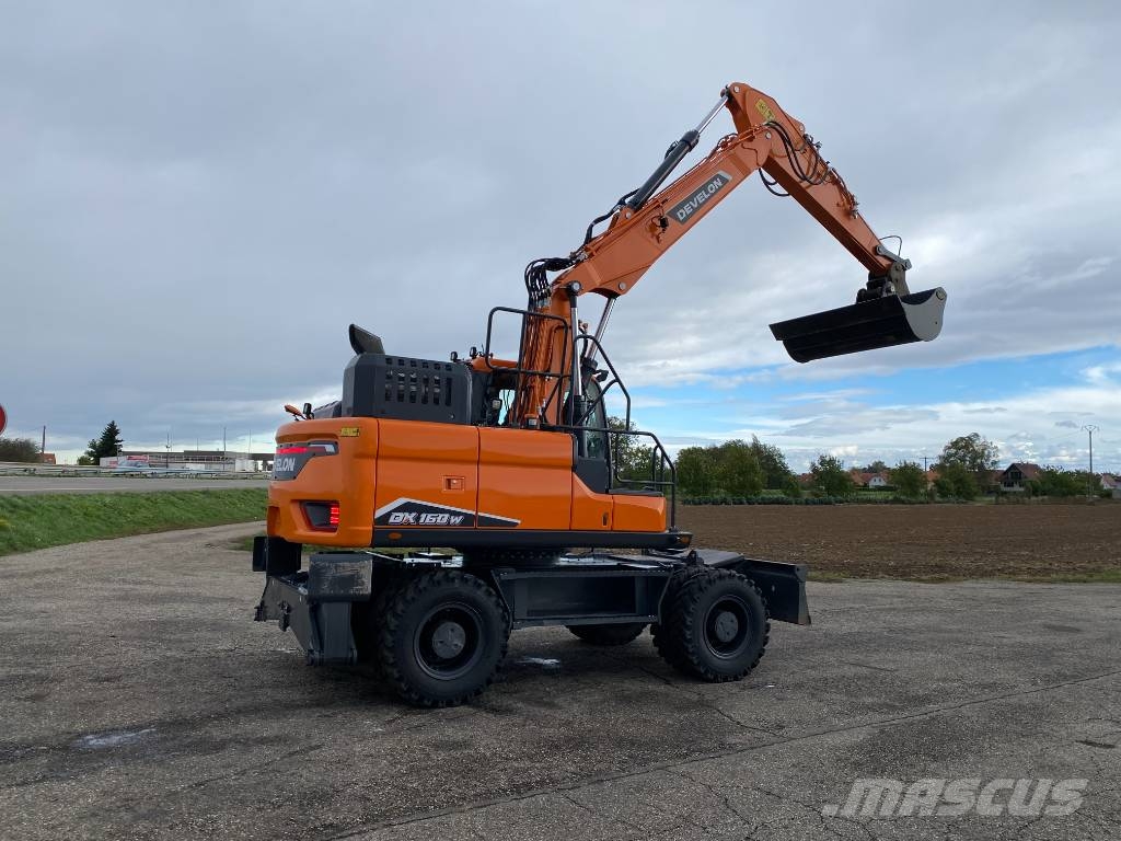 Develon DX160W-7K 2026 1er Main endommagée Ratiniai ekskavatoriai
