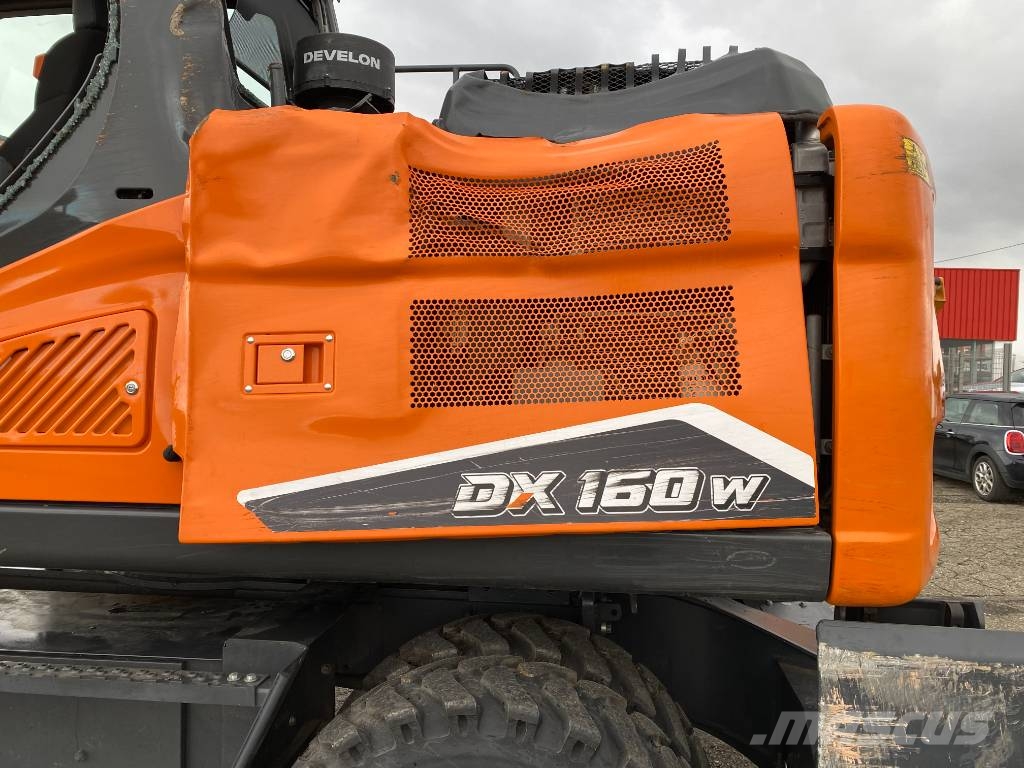 Develon DX160W-7K 2026 1er Main endommagée Ratiniai ekskavatoriai