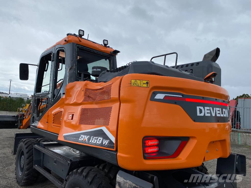 Develon DX160W-7K 2026 1er Main endommagée Ratiniai ekskavatoriai