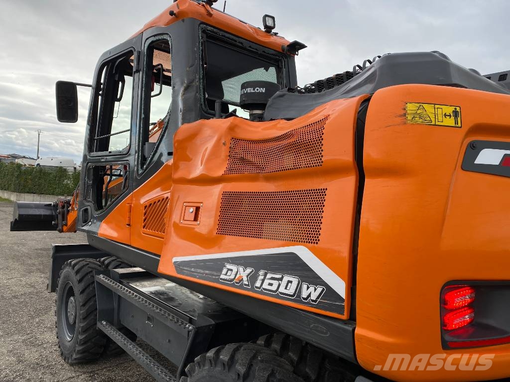 Develon DX160W-7K 2026 1er Main endommagée Ratiniai ekskavatoriai