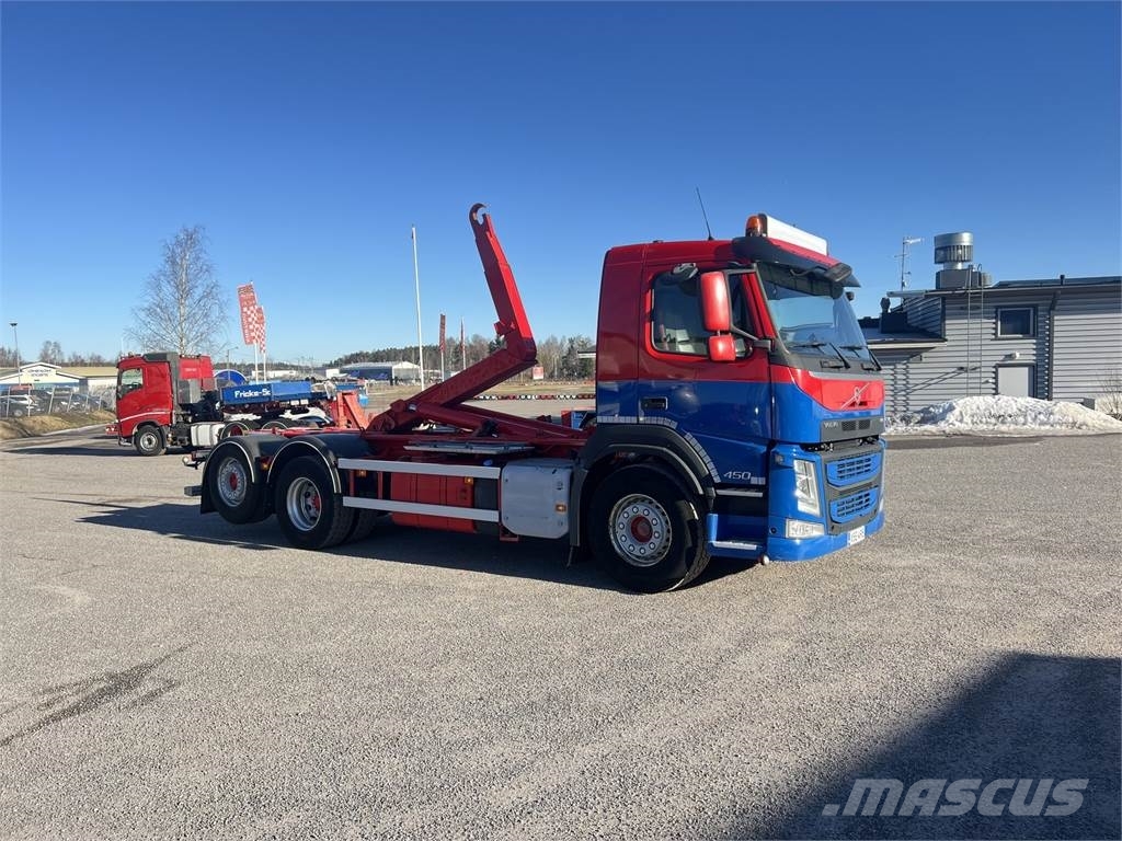 Volvo FM450 6X2 훅 리프트 트럭