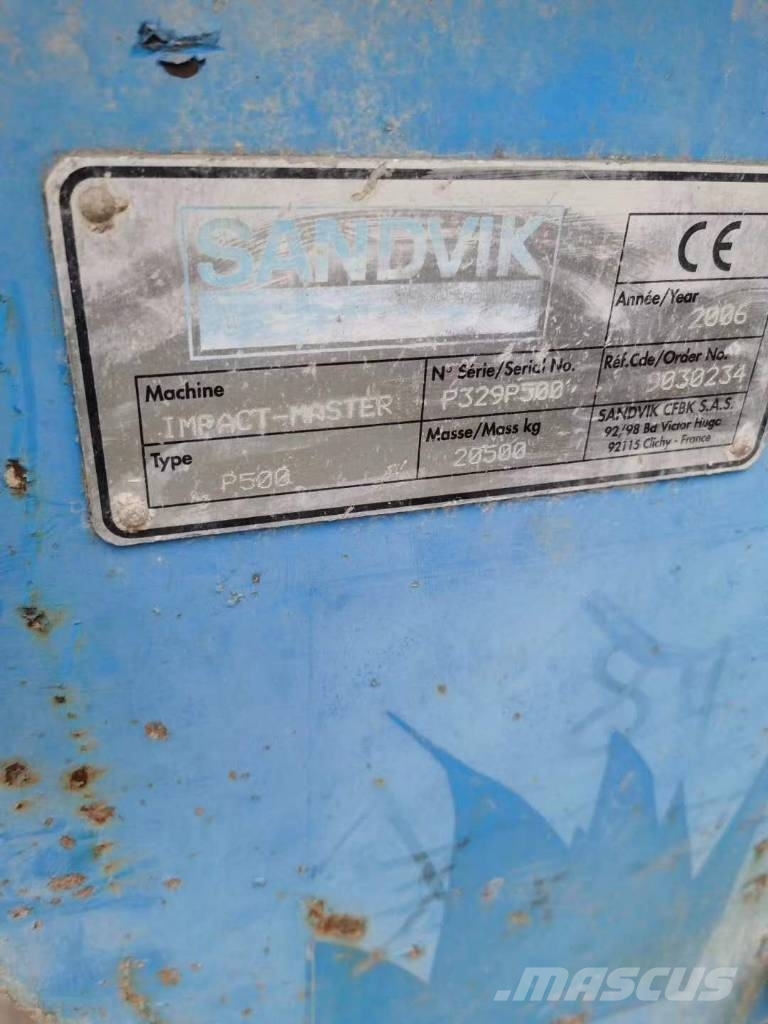 Sandvik P500 Pulverisierer