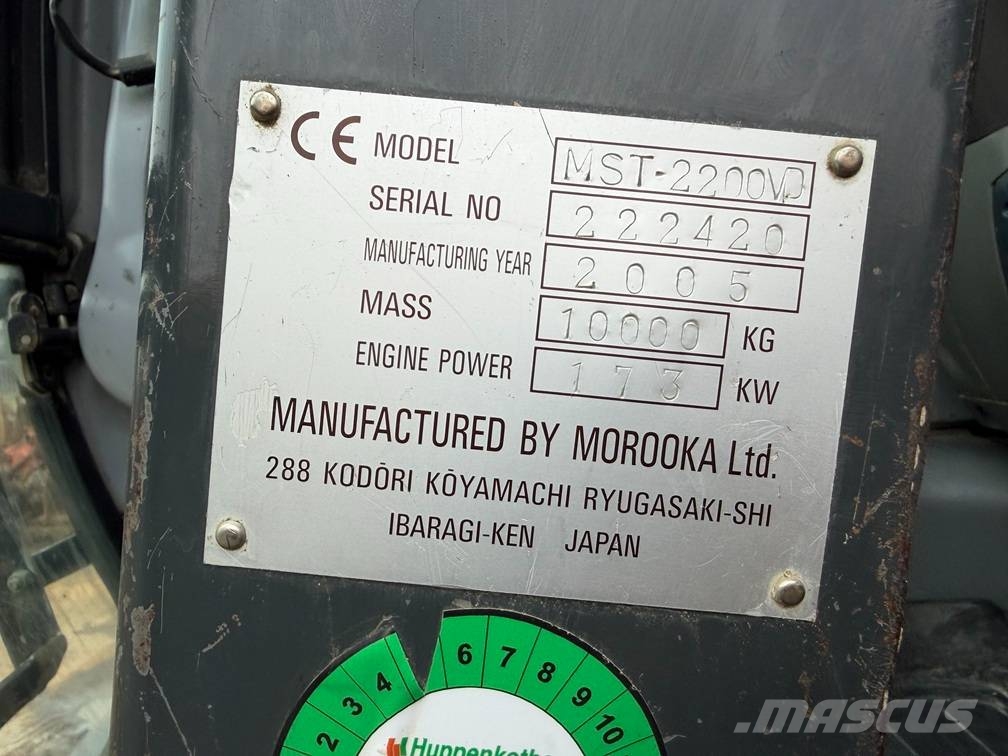 Morooka MST 2200 V D Kāpurķēžu pašizkrāvējs