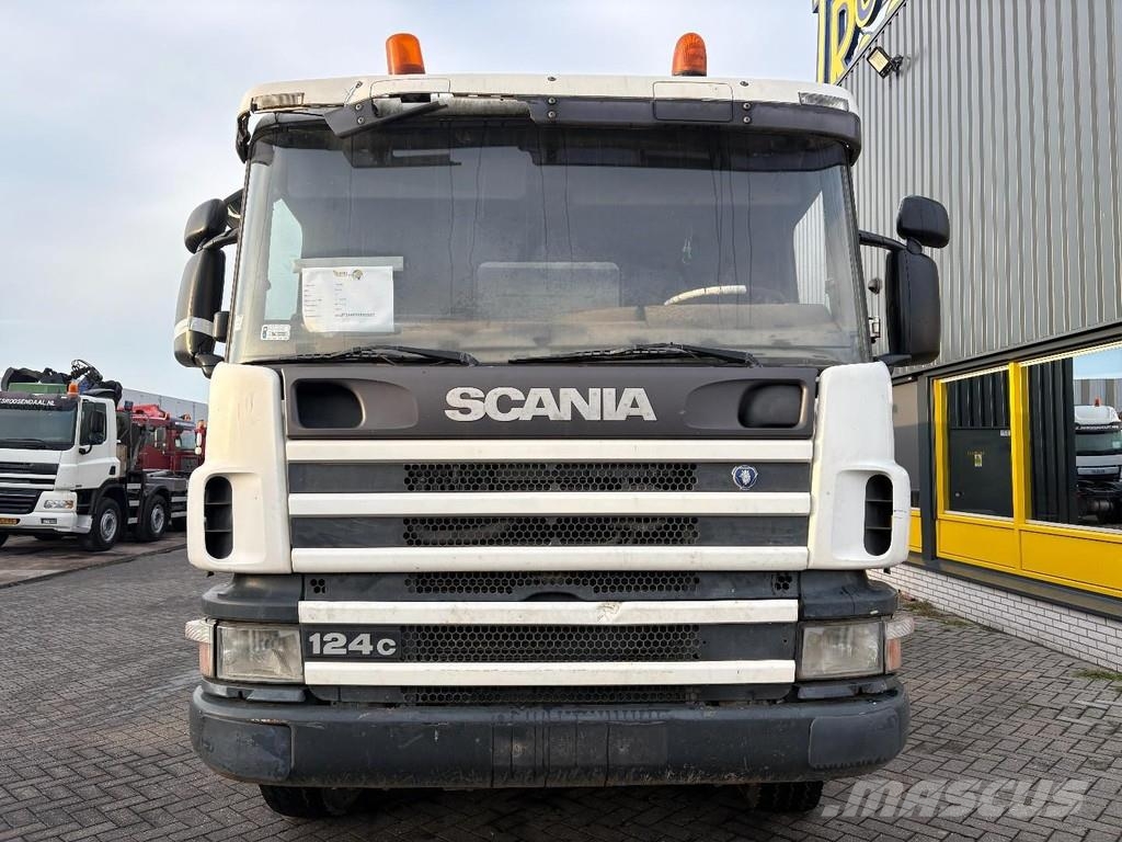 Scania 124 + 3-SIDED TIPPER + 6X4 + LEAF-SPRING + MANUAL Kiperi kamioni