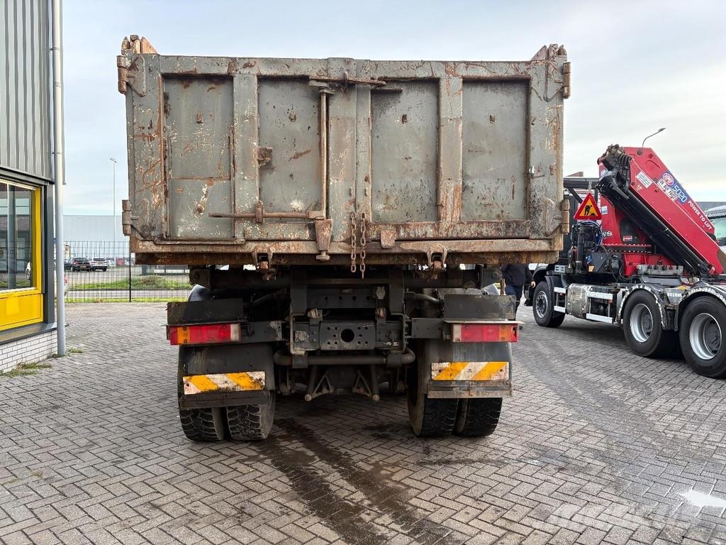 Scania 124 + 3-SIDED TIPPER + 6X4 + LEAF-SPRING + MANUAL Kiperi kamioni