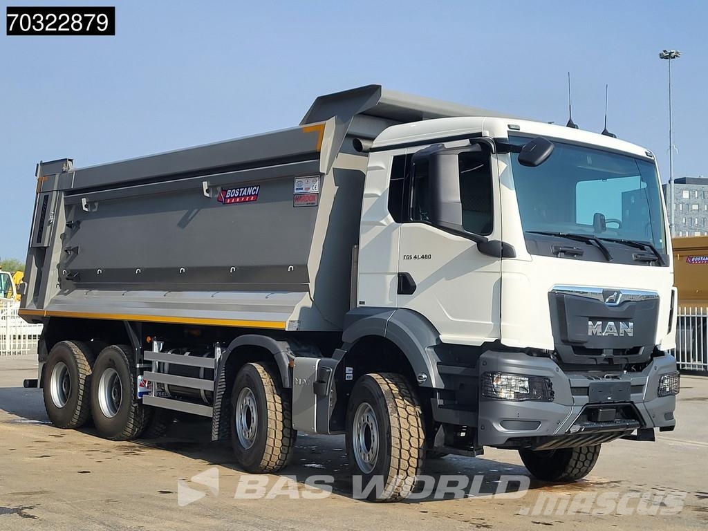 MAN TGS 41.480 8X4 NEW! 26m3 Tipper Full Steel Big-Axl Самосвал