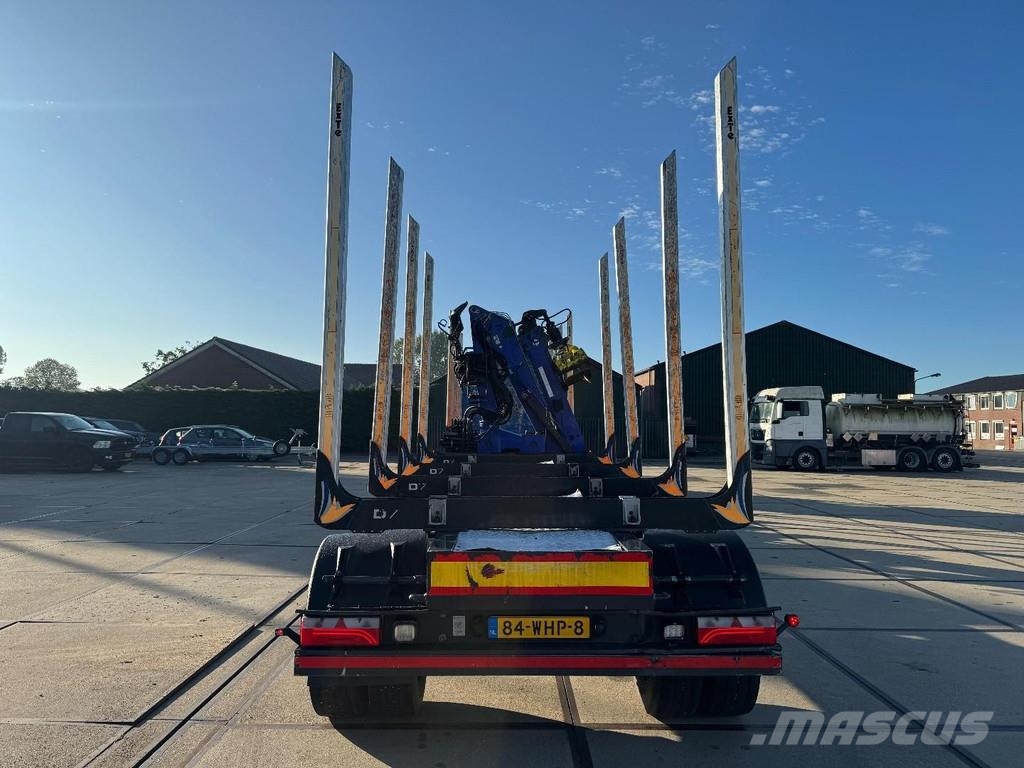 Volvo FH 540 6X4 EURO 6 + LOGLIFT F/165ZT + 2 AXLE HANGE Timber trucks