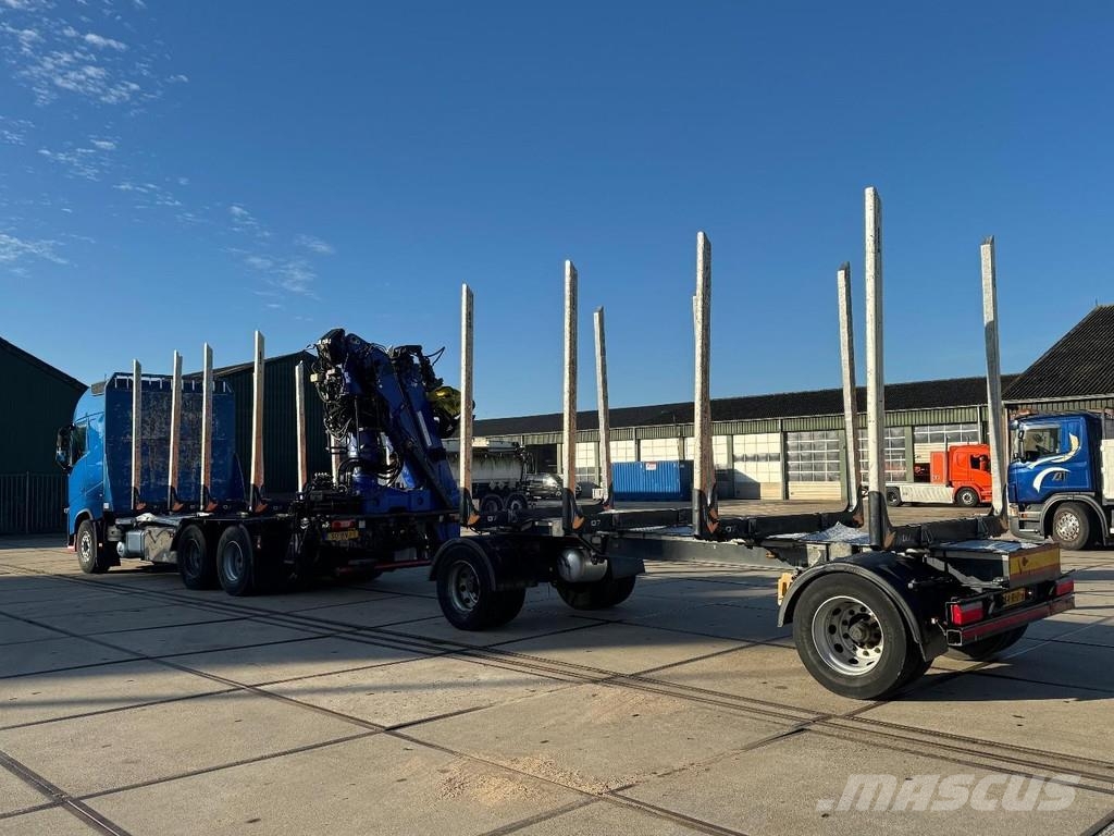 Volvo FH 540 6X4 EURO 6 + LOGLIFT F/165ZT + 2 AXLE HANGE Timber trucks