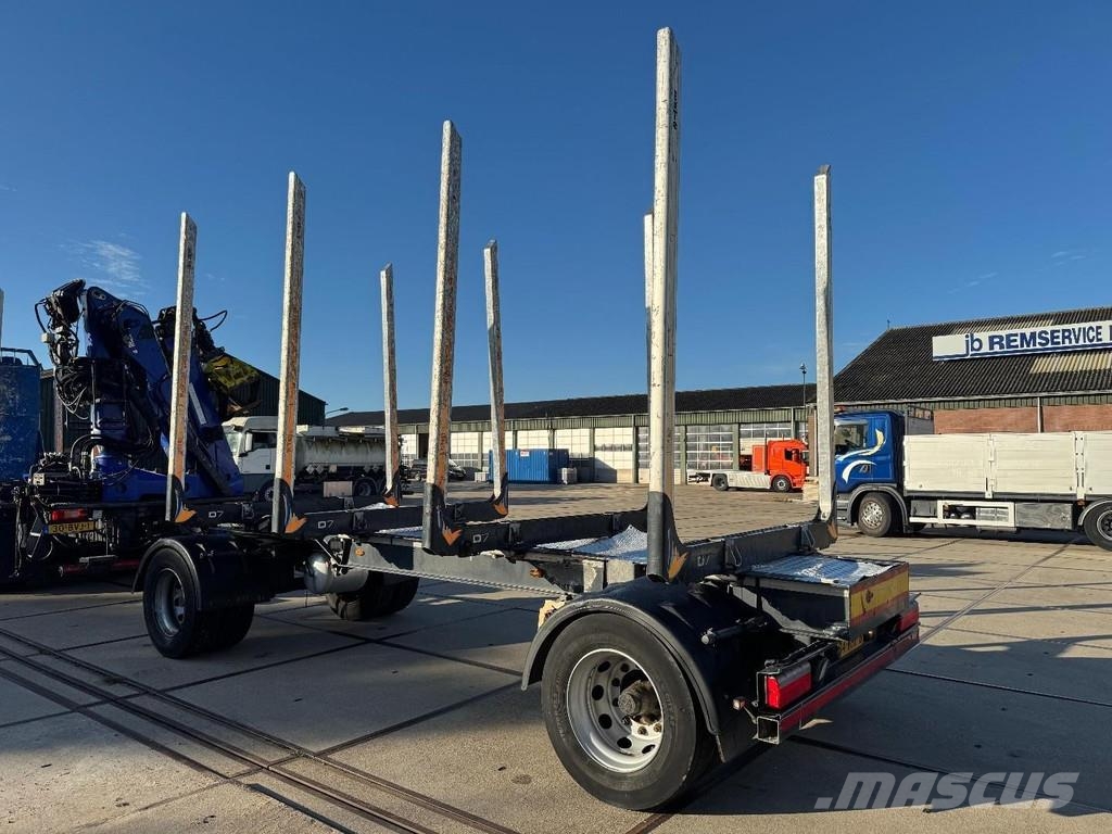 Volvo FH 540 6X4 EURO 6 + LOGLIFT F/165ZT + 2 AXLE HANGE Timber trucks