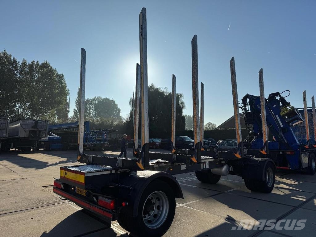 Volvo FH 540 6X4 EURO 6 + LOGLIFT F/165ZT + 2 AXLE HANGE Timber trucks