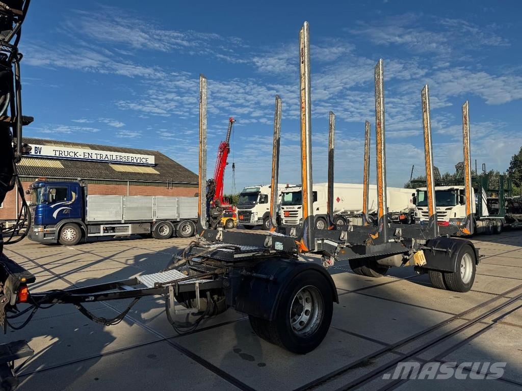 Volvo FH 540 6X4 EURO 6 + LOGLIFT F/165ZT + 2 AXLE HANGE Timber trucks