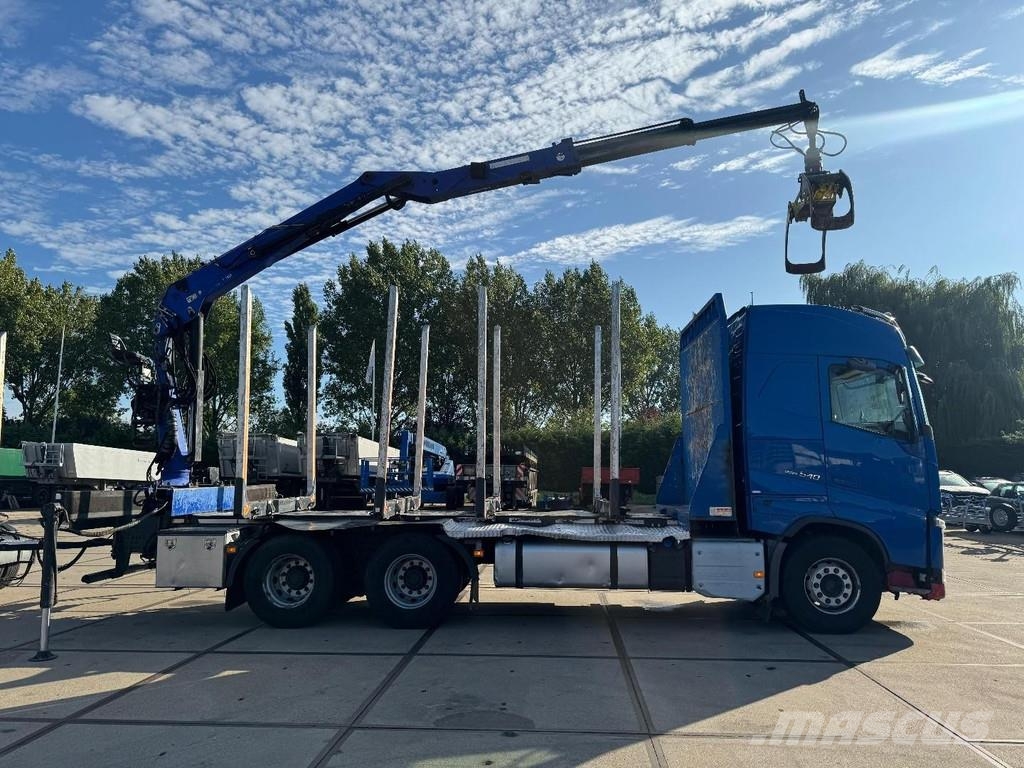Volvo FH 540 6X4 EURO 6 + LOGLIFT F/165ZT + 2 AXLE HANGE Timber trucks