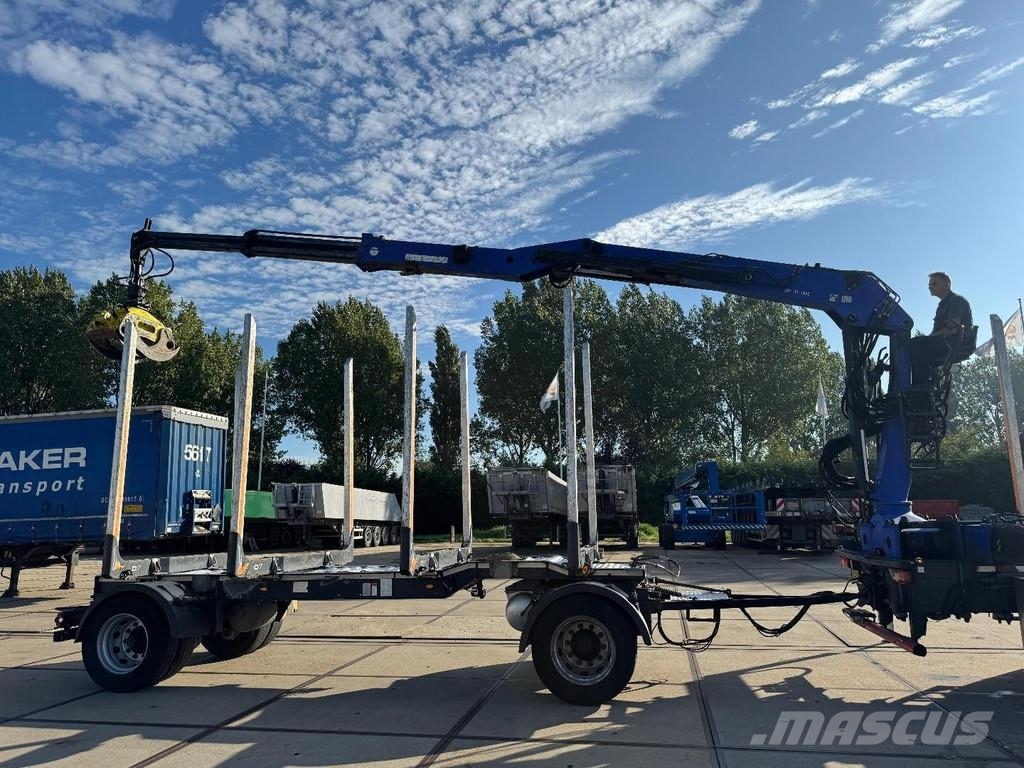 Volvo FH 540 6X4 EURO 6 + LOGLIFT F/165ZT + 2 AXLE HANGE Timber trucks