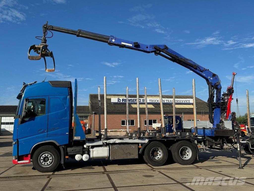 Volvo FH 540 6X4 EURO 6 + LOGLIFT F/165ZT + 2 AXLE HANGE Timber trucks