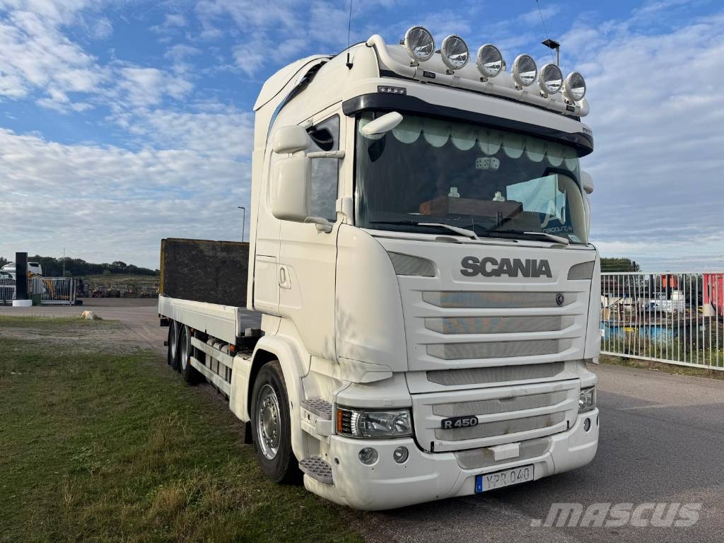 Scania R 450LB6X2MNB Pritschenwagen/Pritschenwagen mit Seitenklappe