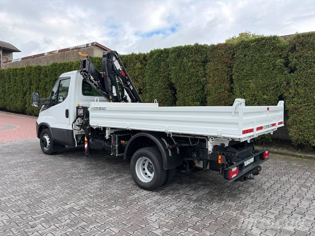 Iveco Daily 72-180 HIAB XS055 + Kipper Meiller Autojeřáby, hydraulické ruky
